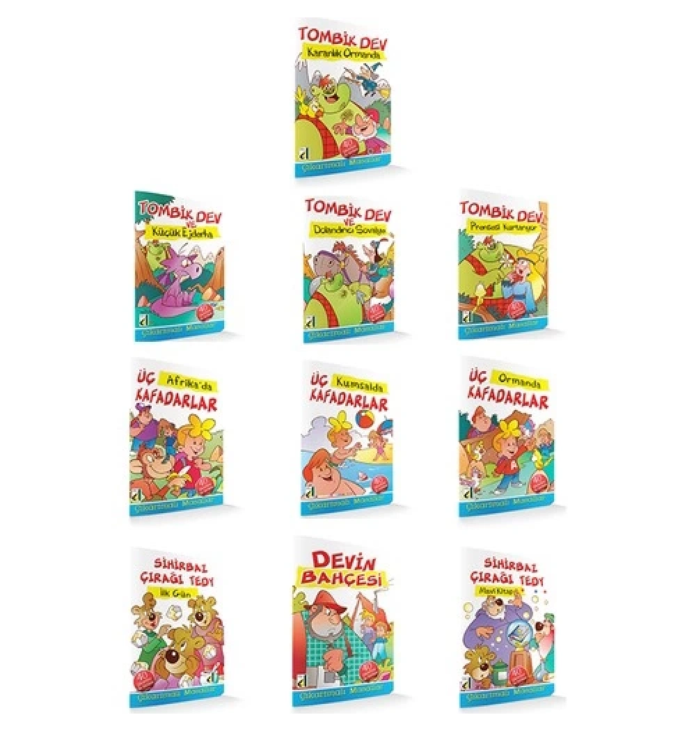 Çıkartmalı Masallar Seti 10 Kitap - Damla
