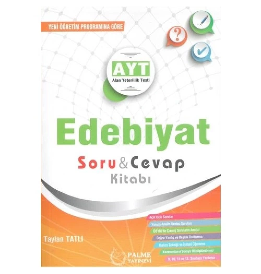 Palme Ayt Edebiyat Soru Cevap Kitabı