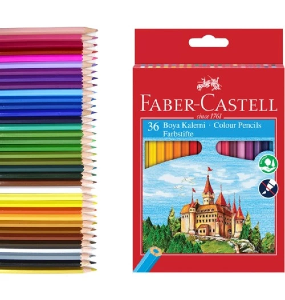 Faber Castell Boya Kalemi 36Lı Karton Kutu 5171000010000