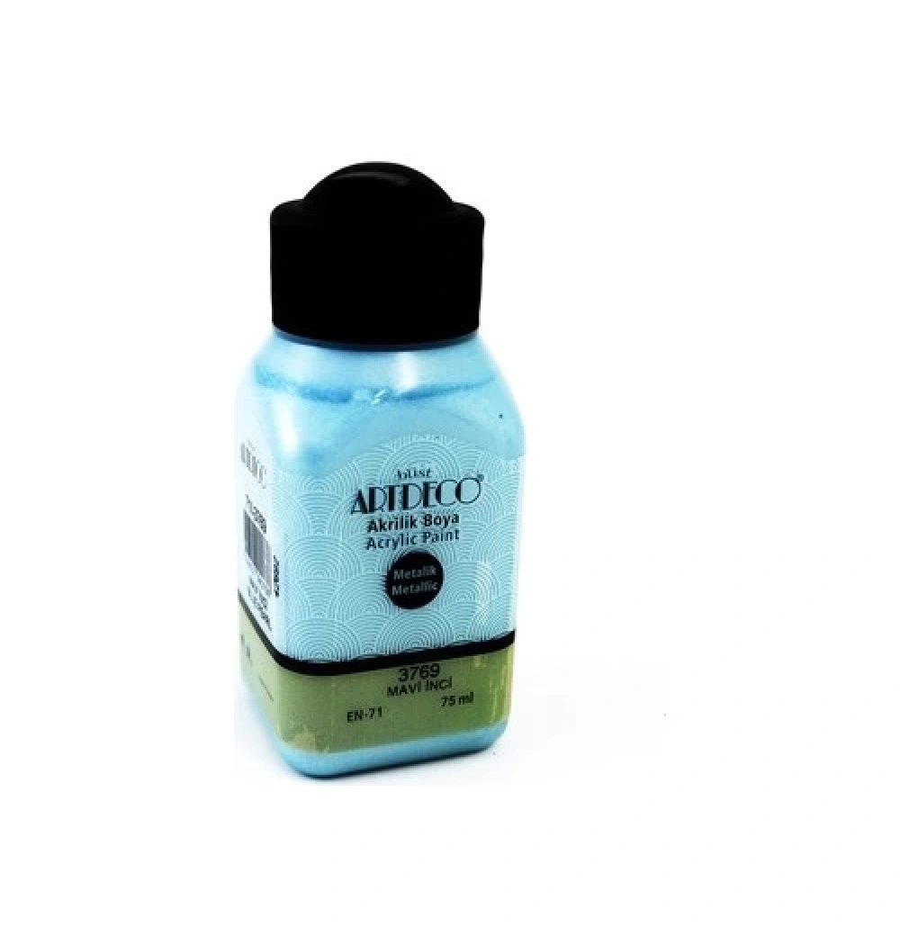 Lisans Artdeco Akrilik Boya 75 Ml Mavi İnci  Lv-Y-071I-3769