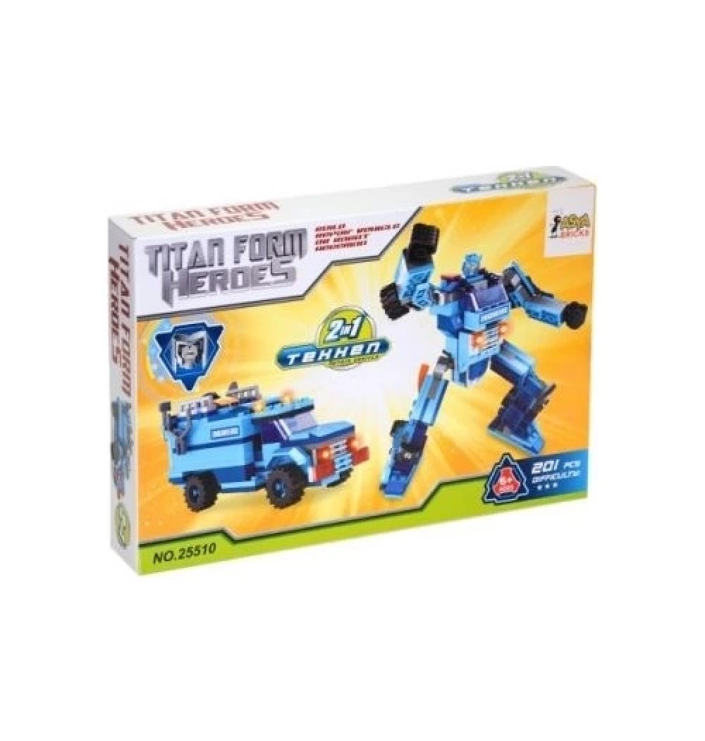 Kutulu Tıtan Form Heroes 201 Parça Lego Set