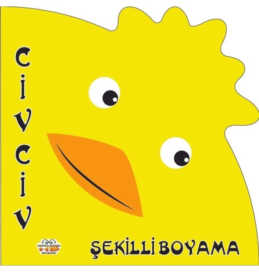 Civciv Şekilli Boyama 0-6 Yaş