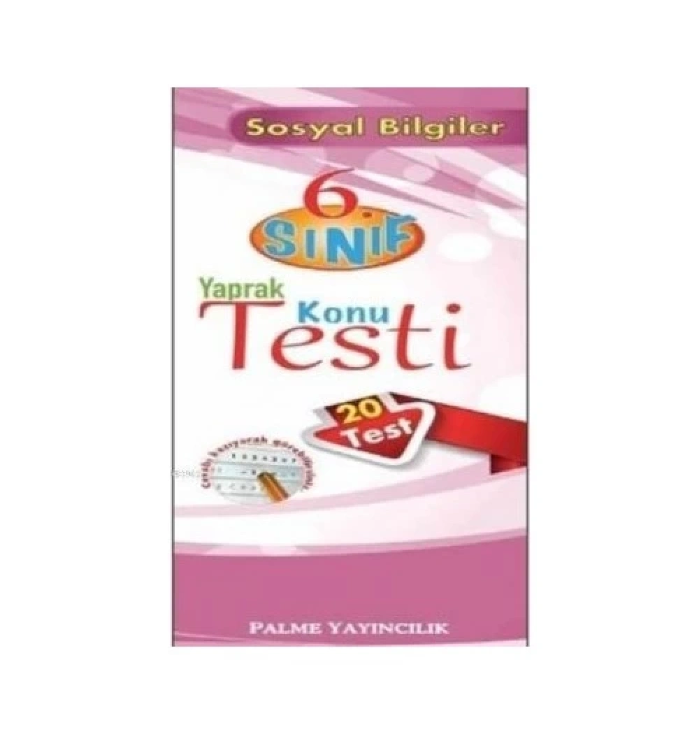 Palme 6.Sınıf Sosyal Bilgiler Yaprak Test