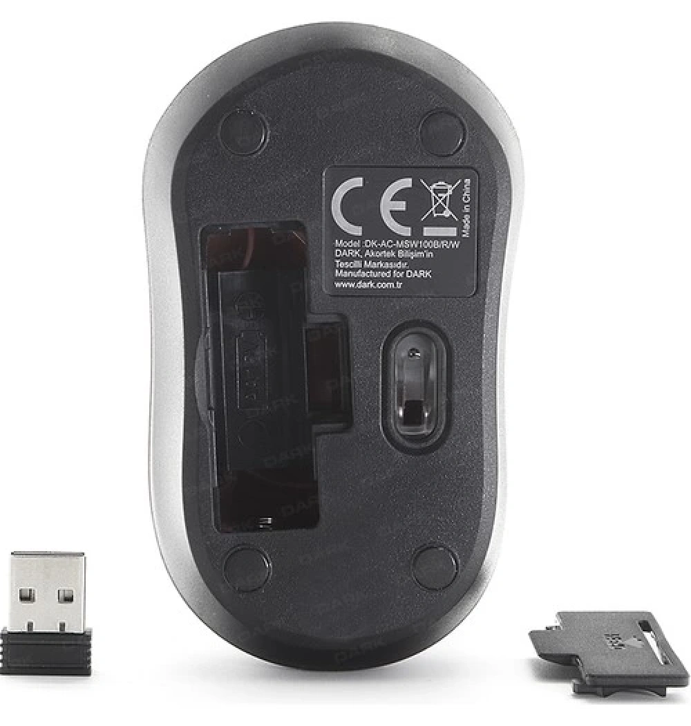 Dark Dk-Ac-Msw100B Kablosuz Mouse Kırmızı