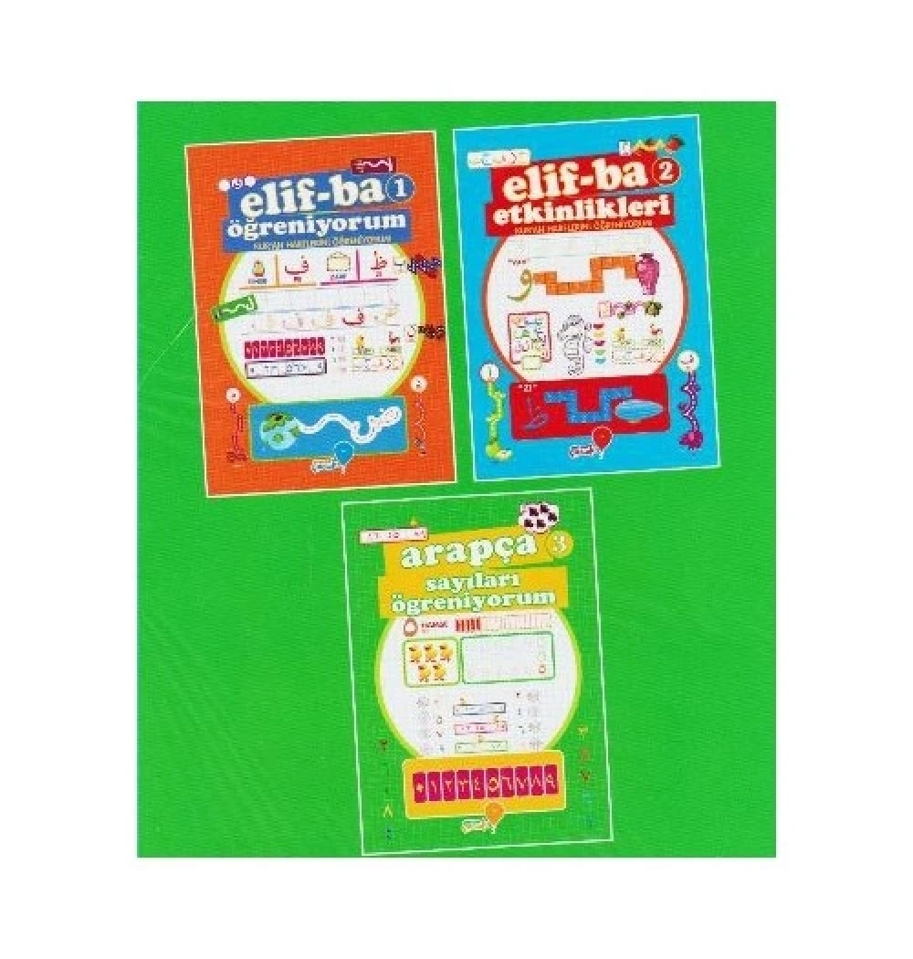 Elifba  Öğreniyorum  Ve Etkinlikleri  Arapça Sayıları Öğreniorum 3 Kitap   Ensar
