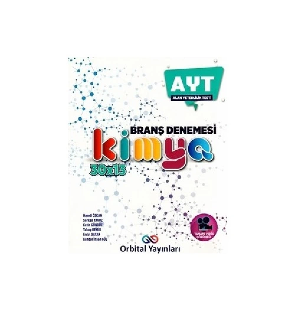Orbital Ayt Kimya 30X13 Branş Denemeleri