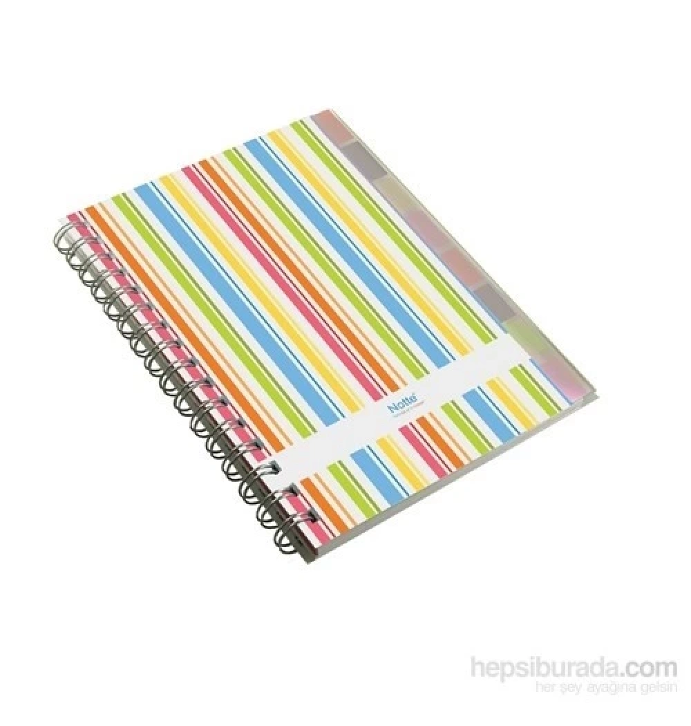 Notte Spr. Plastık Kap. A6 Index 150 Yp. Kareli As Defter
