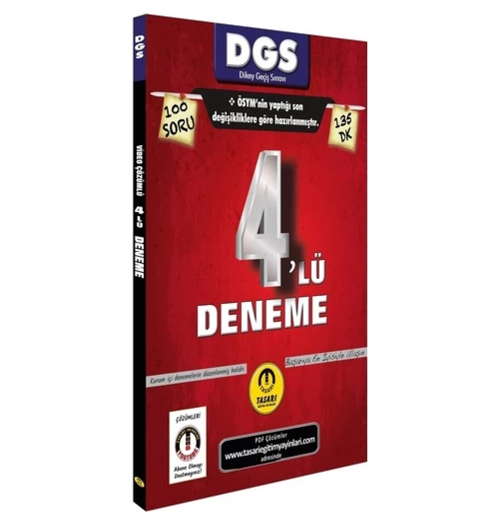 Tasarı Dgs 4 Çözümlü Deneme
