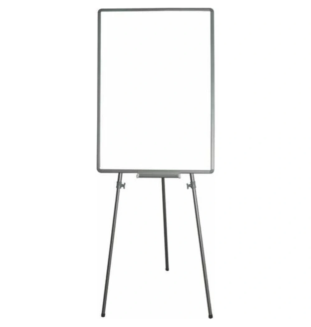 60X90 Elegant Çerçeve Emaye Yüzey Teleskopik Ayaklı Beyaz Yazı Tahtası