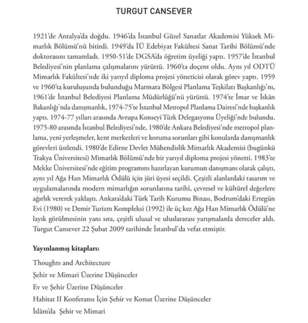 Kubbeyi Yere Koymamak - Turgut Cansever - Timaş