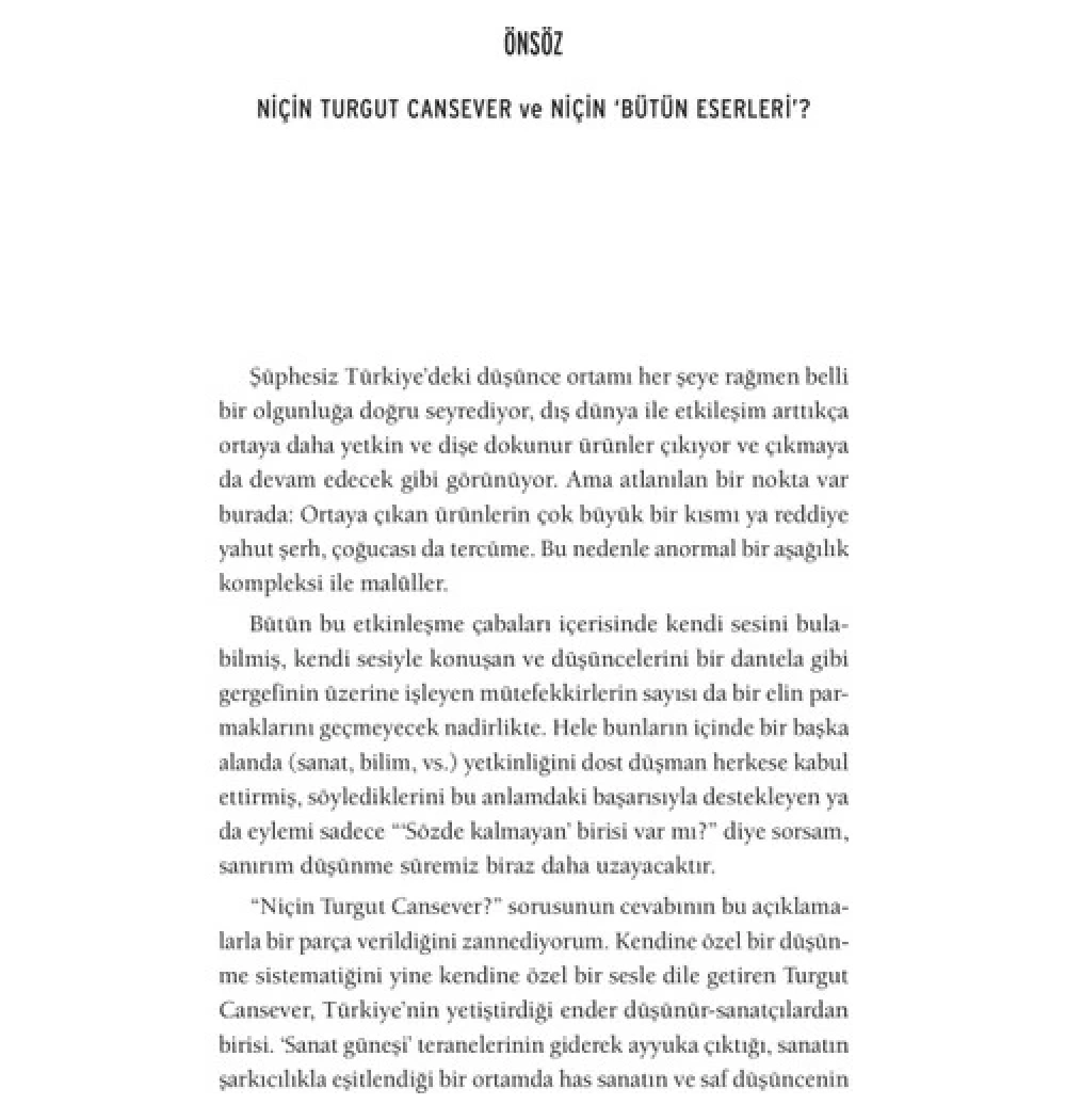 Kubbeyi Yere Koymamak - Turgut Cansever - Timaş
