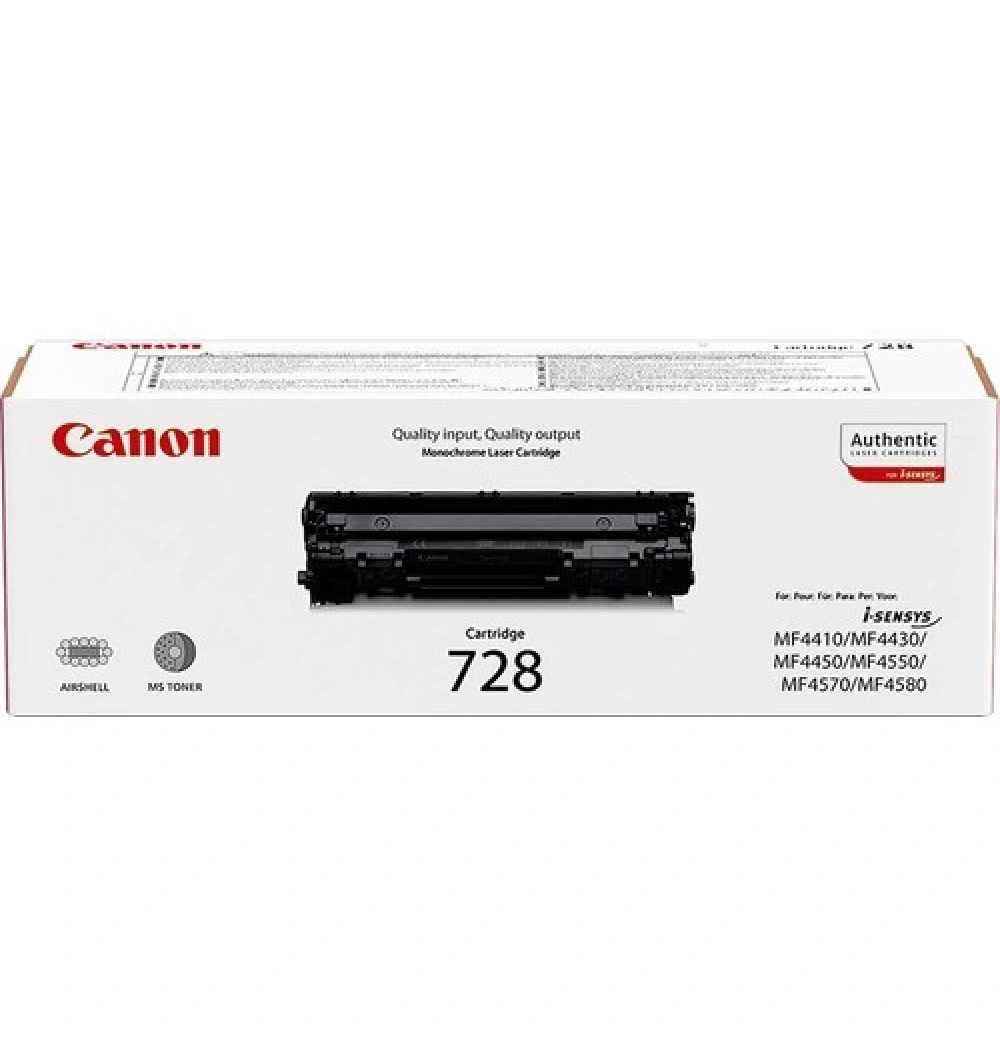 Canon Crg-728 Mono Laser Toner 2.100 Sayfa Siyah  54760