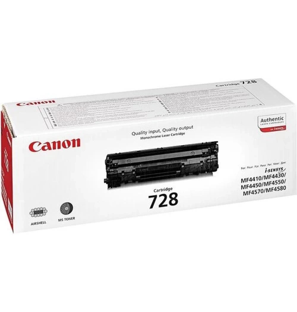 Canon Crg-728 Mono Laser Toner 2.100 Sayfa Siyah  54760