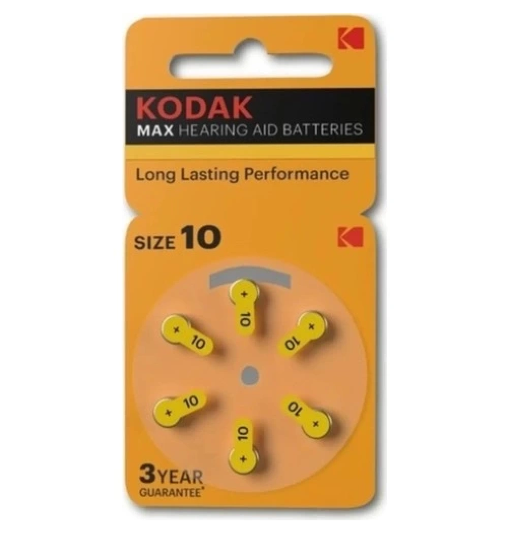Kodak P10 Medikal İşitme Cihazı Pili 6 Lı