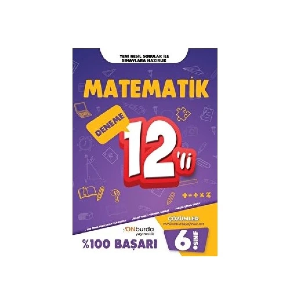 Onburda 6.Sınıf Matematik 12 Deneme