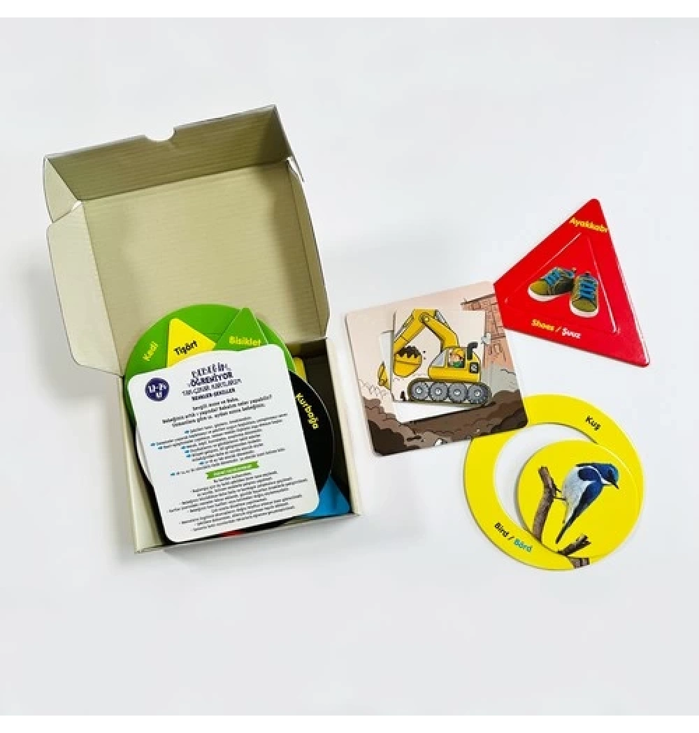 Bebeğim Öğreniyor  Tak Çıkar Kartlar 12-24 Ay Sincap  Kitap