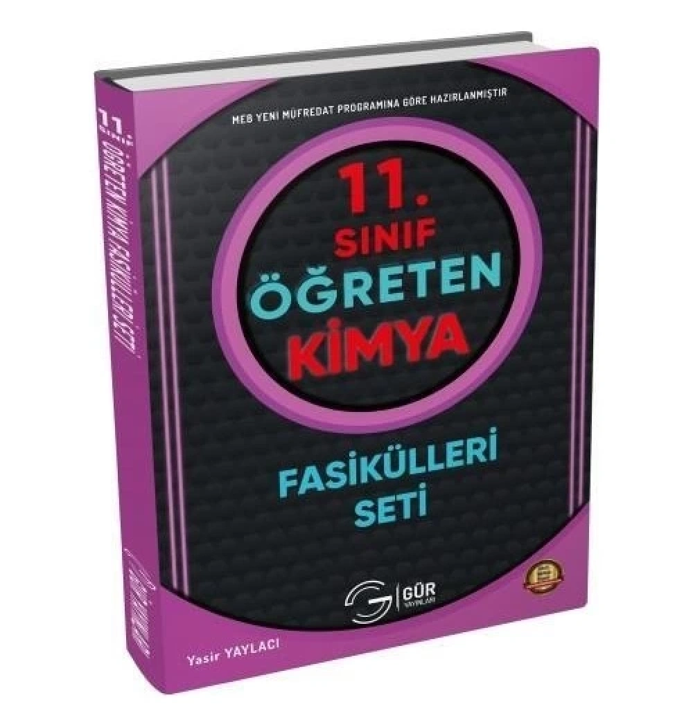 Gür 11.Sınıf Kimya Konu Özetli Soru Bankası Seti