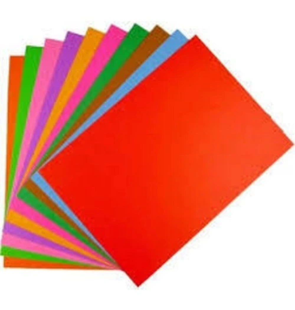 Paperart A4 Renkli Fon Karton 10 Lu