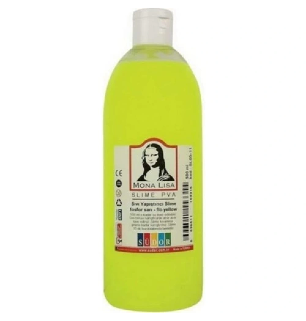 Südor Slime Sıvı Yapıştırıcı Fosforlu Pembe 500 Ml - Sl05-12