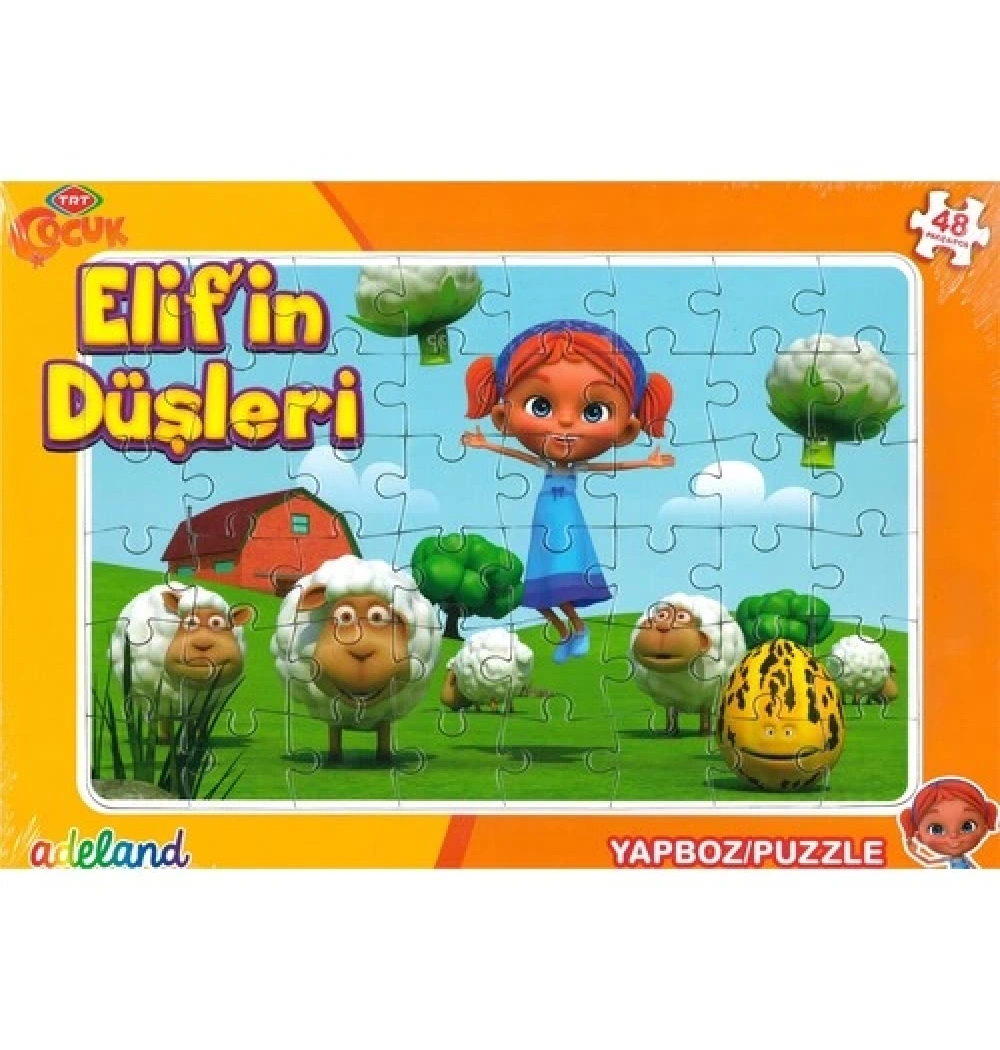 Elifin Düşleri Yapboz Puzzle 48 Parça