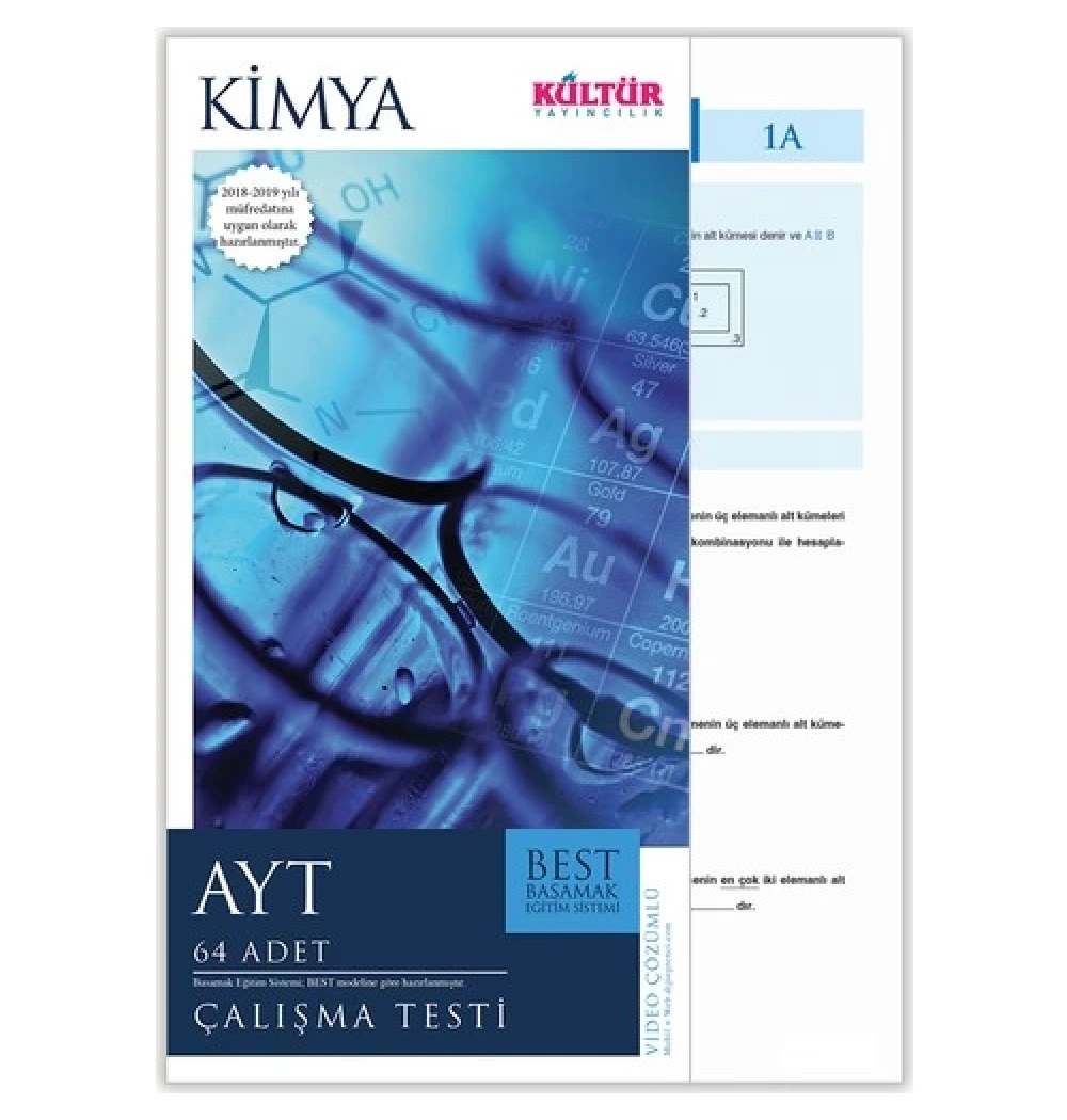 Ayt Kimya Best Yaprak Test  Kültür Yayın