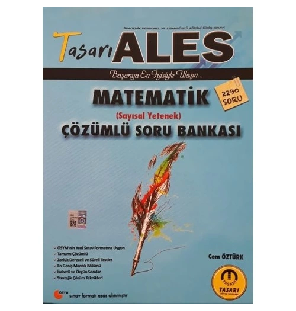 Tasarı Ales Matematik Sayısal Çözümlü Soru Bankası