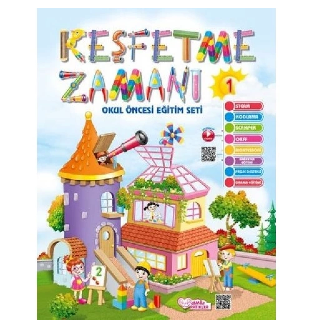 Keşfetme Zamanı Okul Öncesi Eğitim Seti Pembe Patikler Gendaş Yayın