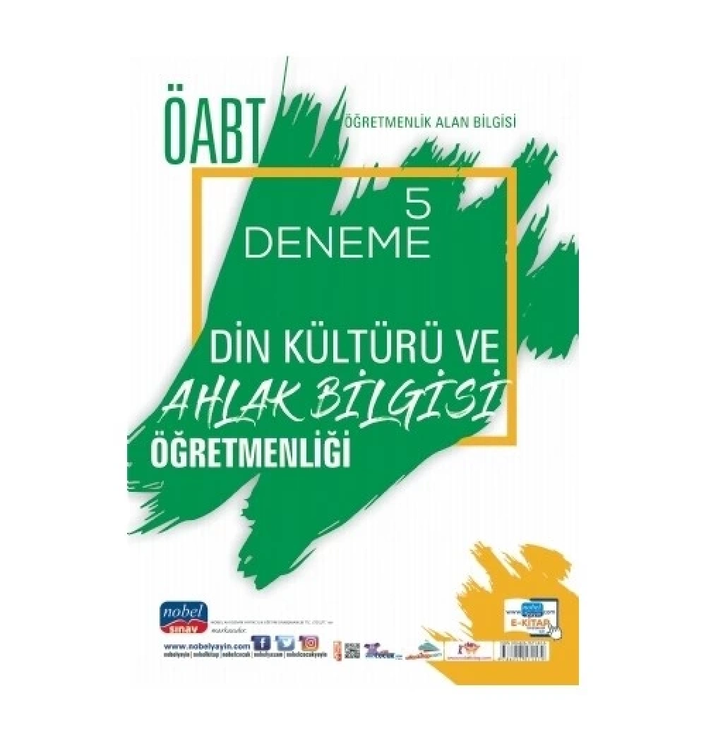 Nobel Öabt Din Kültürü Öğretmenliği 5 Deneme