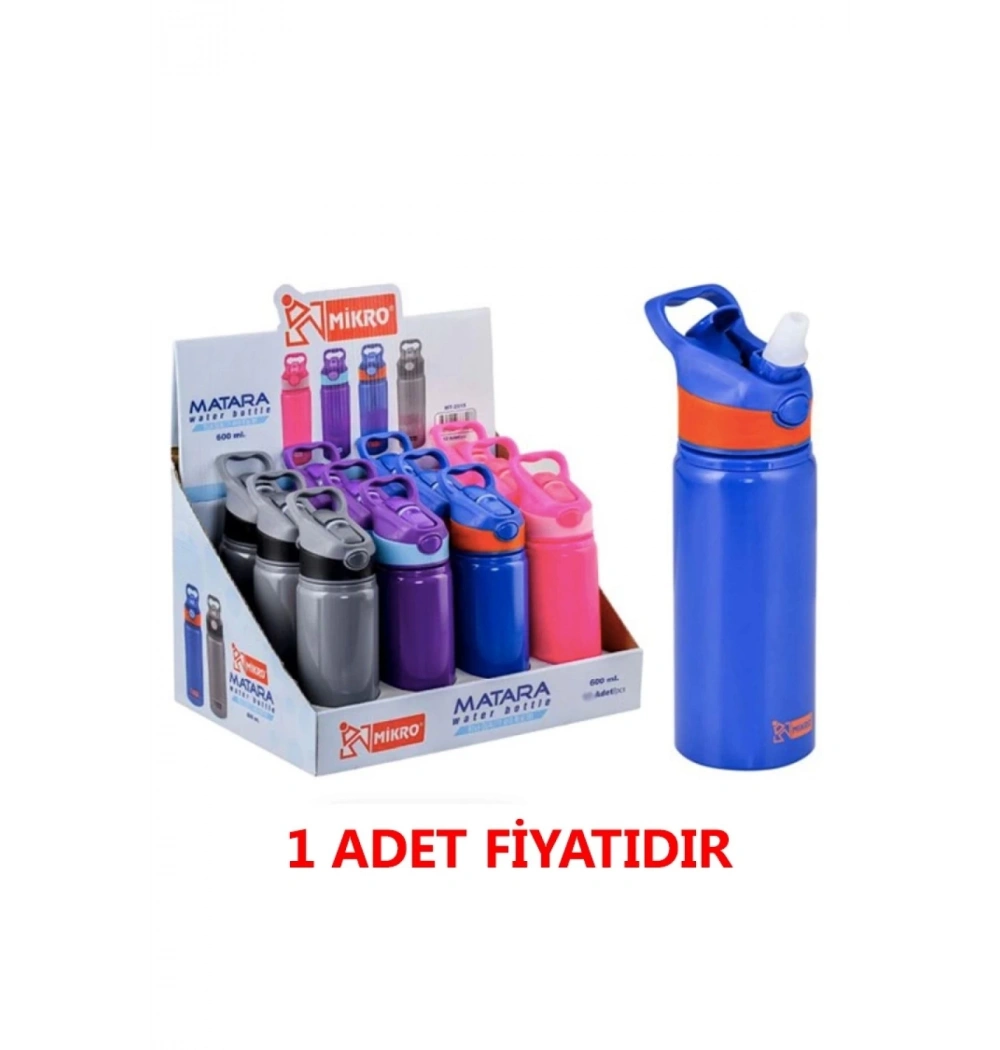 Mikro Mt 2515-12 600 Ml Aliminyum Matara