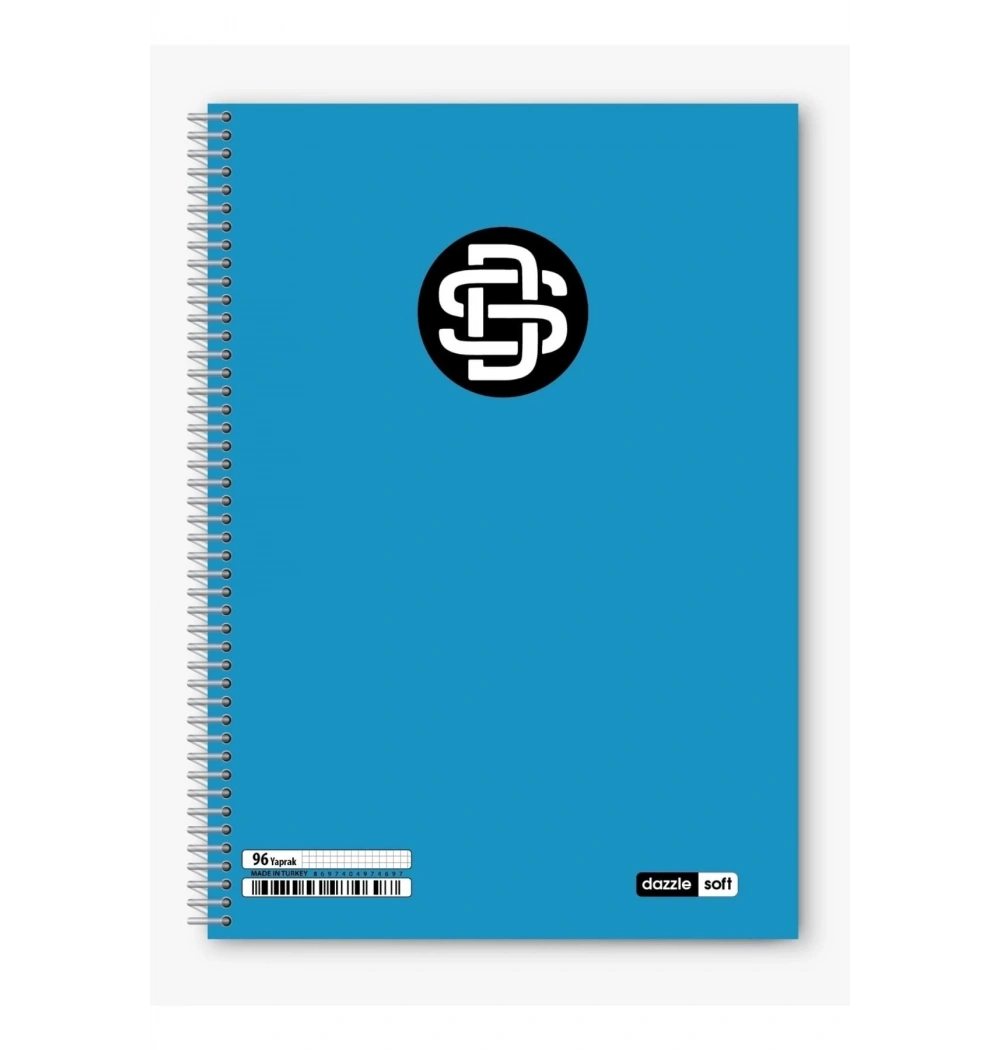Umut A-4 Dazzle Soft Spiralli Pp Kapak 72 Yp Kareli Defter