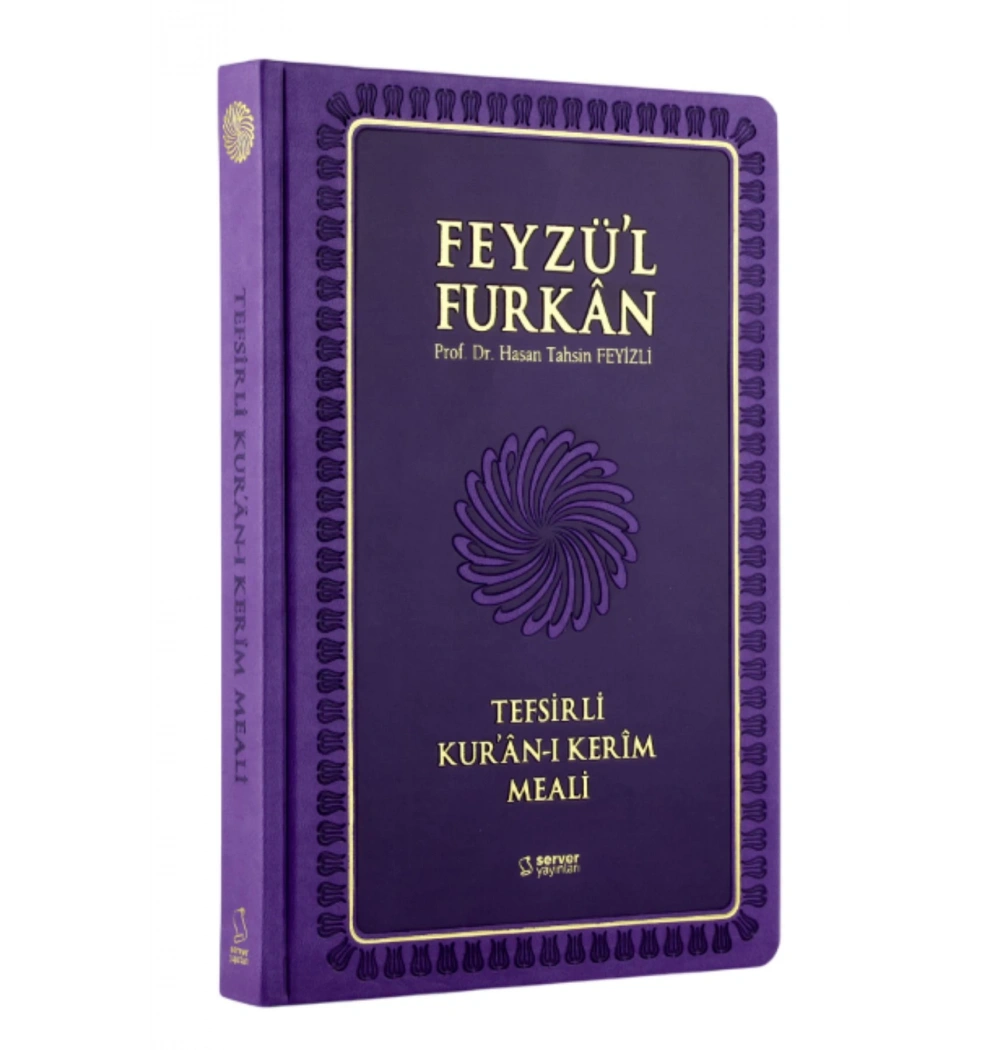 Feyzül Furkan Metinsiz Tefsirli Meal Büyük Boy Lila Ciltli Server