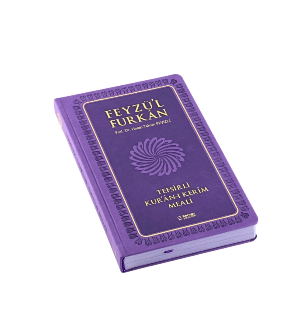 Feyzül Furkan Metinsiz Tefsirli Meal Büyük Boy Lila Ciltli Server