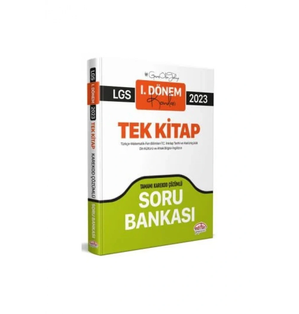 Editör Lgs 1.Dönem Tek Kitap Soru Bankası