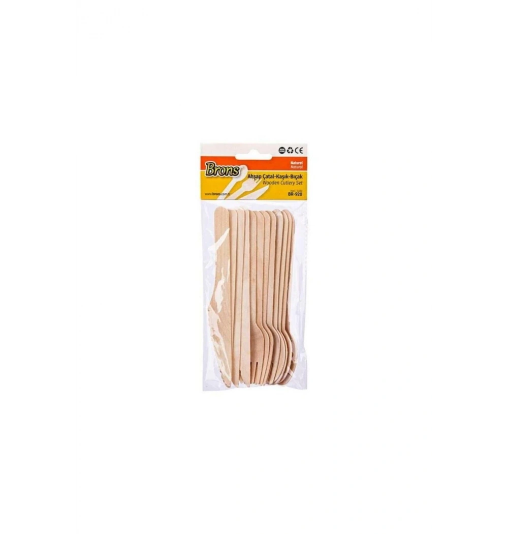 Brons Çatal Kaşık Bıçak Natural