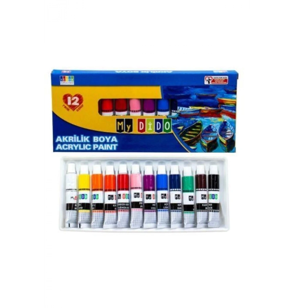 Südor Mydido Akrilik Boya 9Ml Tüp 12Li My14