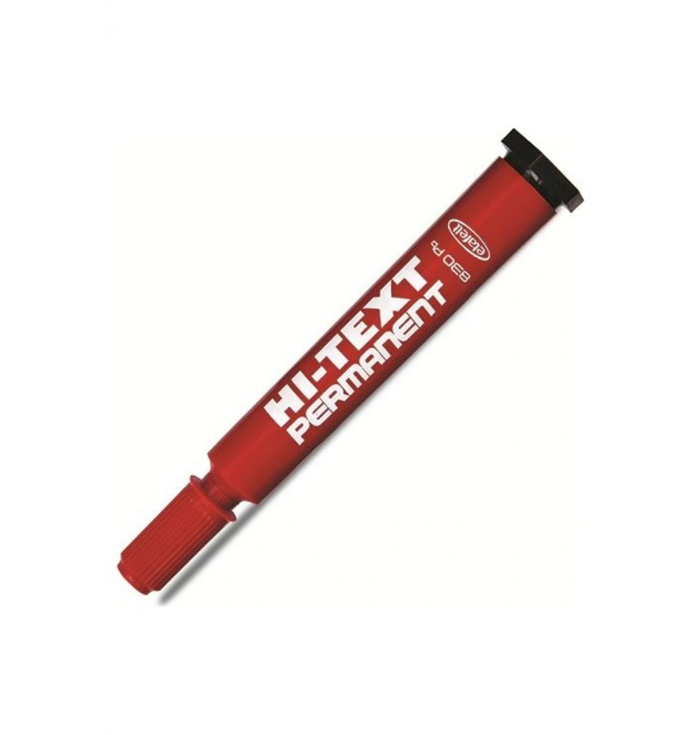 Noki Hı-Text Permanent Marker Kesik Uç Kırmızı Kod:830Pck