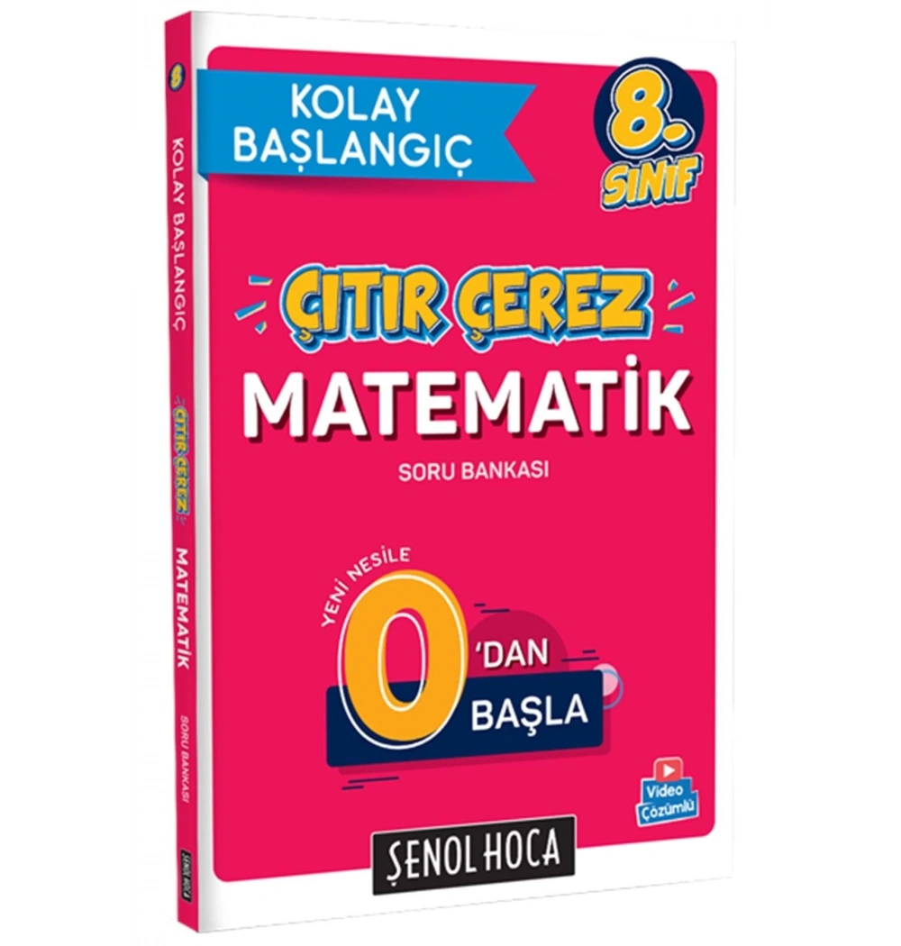 8.Sınıf Matematik Çıtır Çerez Soru Bankası Şenol Hoca