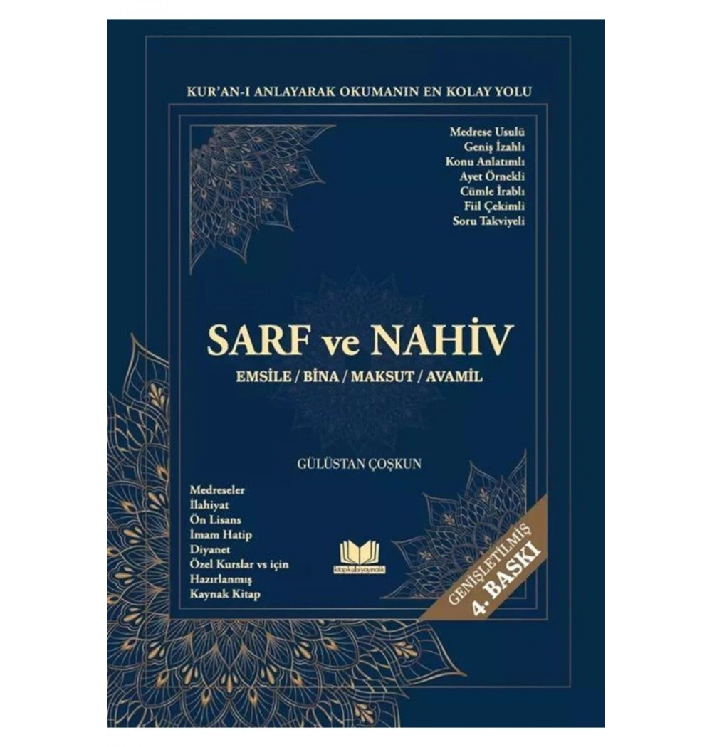 Geniş İzahlı Sarf Ve Nahiv Emsile-Bina-Maksut-Avamil Gülüstan Coşkun 2.Hm Ciltli Kitap Kal