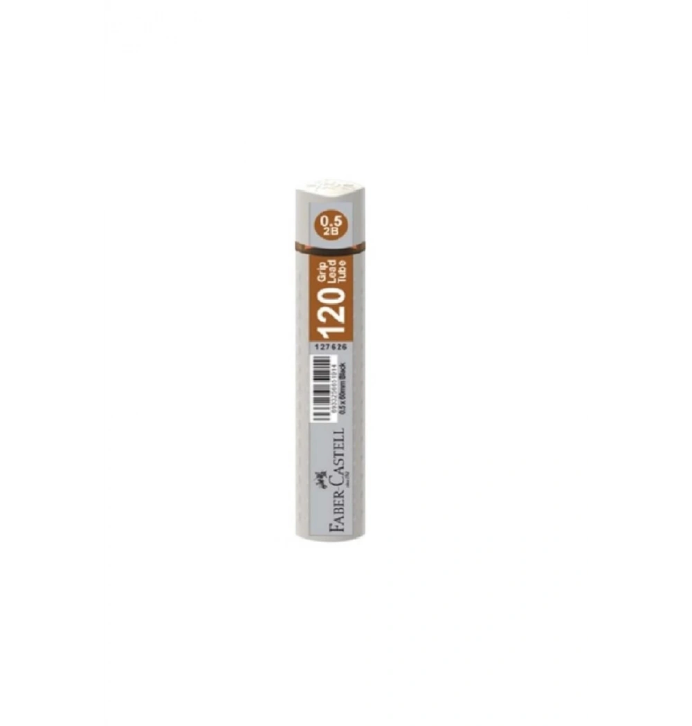 Faber Grip Min 0.5 2B 60Mm, 120Li Hindistan Cevizi Tüp 5090127627