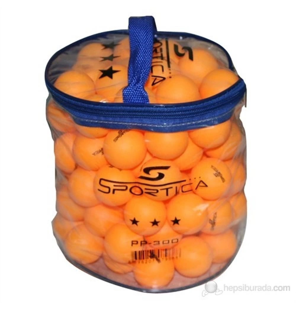 Sportica Çantalı 100Lü Turuncu Ping Pon Topu