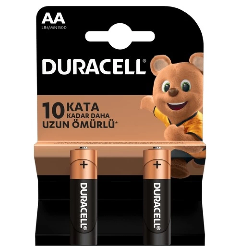 Duracell Kalem Pil (2 Li) Aa Lr6 - Mn1500
