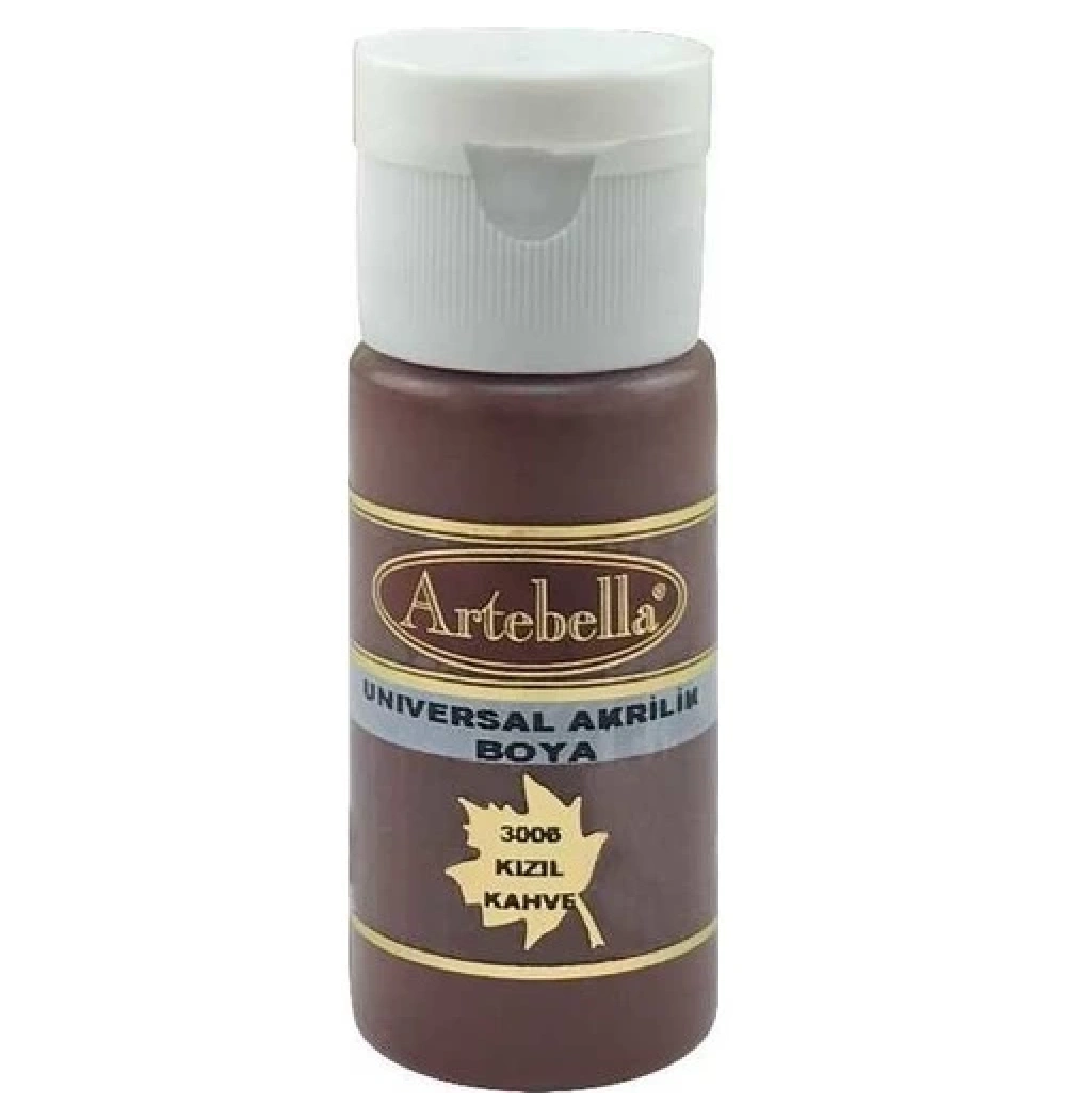 Artebella 3007 Opak Boya Kahve 30 Cc