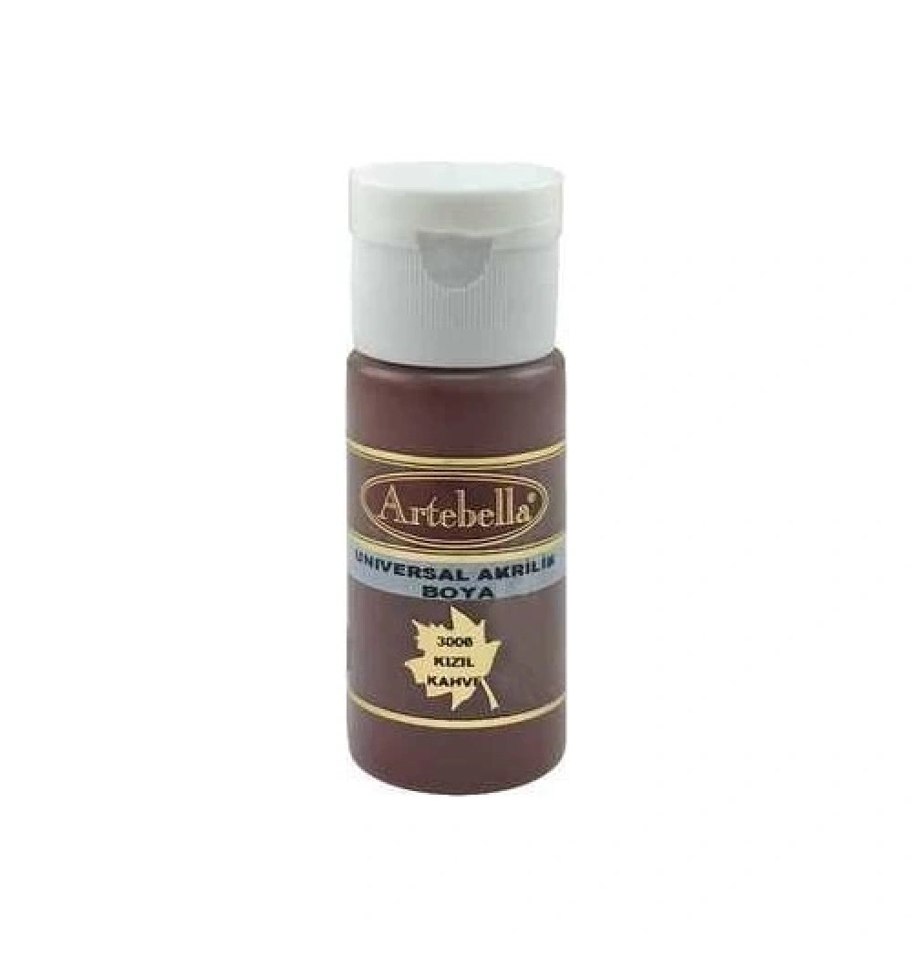 Artebella 3007 Opak Boya Kahve 30 Cc