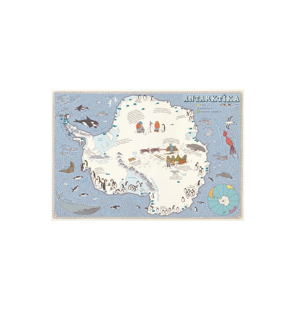 Atlas-Kıtalar Denizler Kültürler Arası Yolculuk Rehberi Ciltli