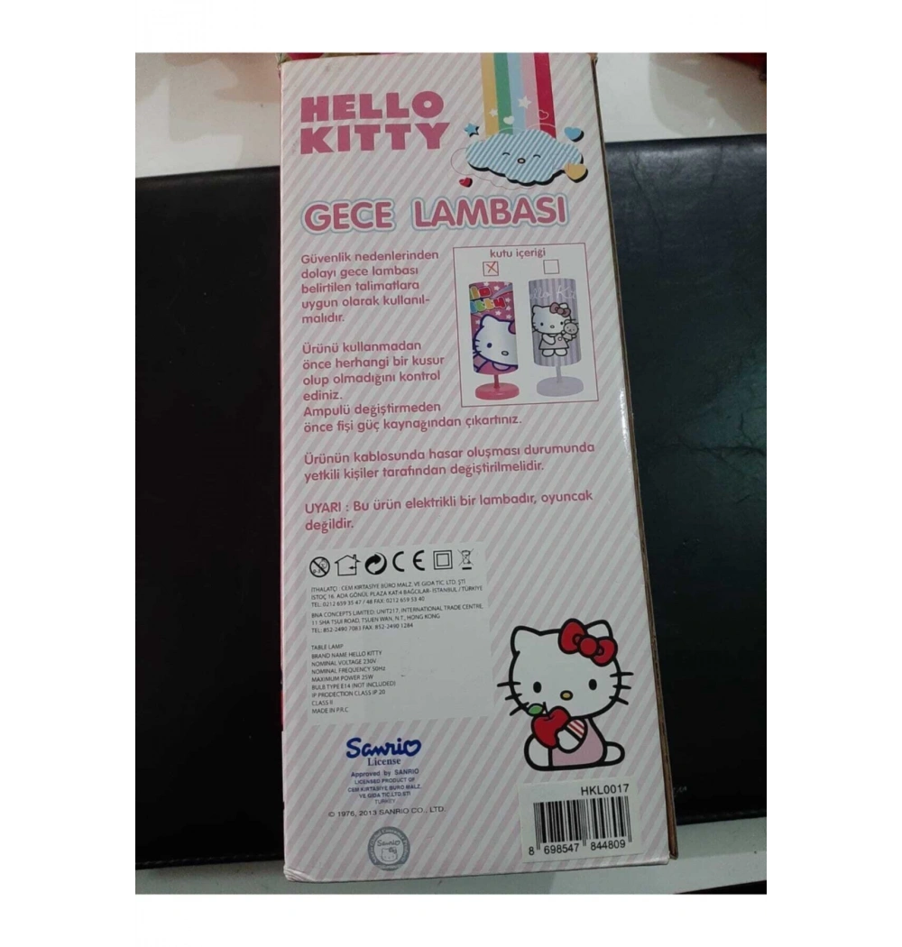 Hello Kıty Gece Lambası Hkl-0017