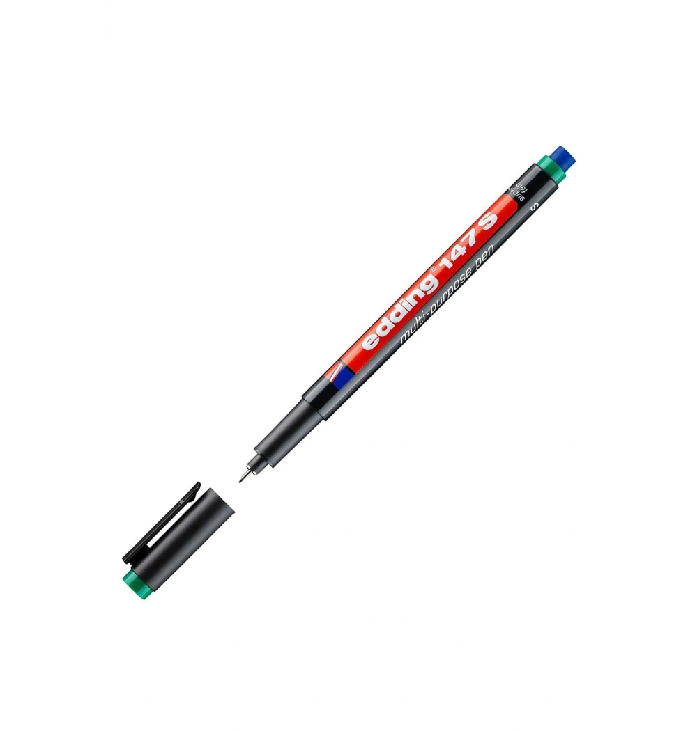 Edding Asetat Kalemi Silgili Yeşil 147S