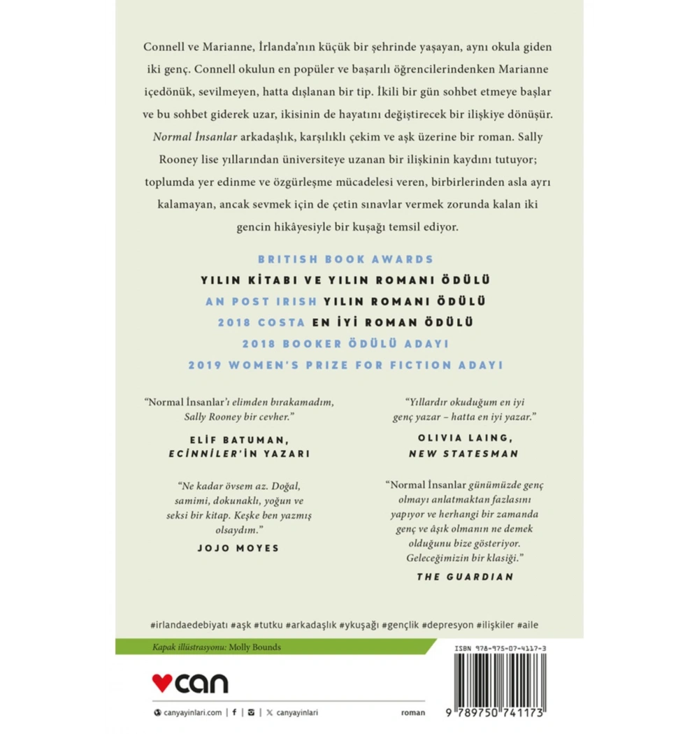Normal İnsanlar Sally Rooney Can Yayın