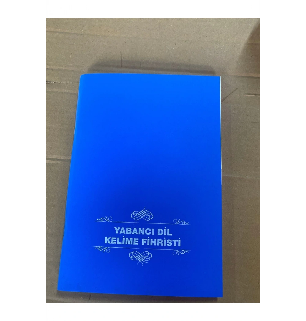Gülpaş İngilizce Kelime Fihrist Defteri 14X20 56 Yp Plastik Kapak  155