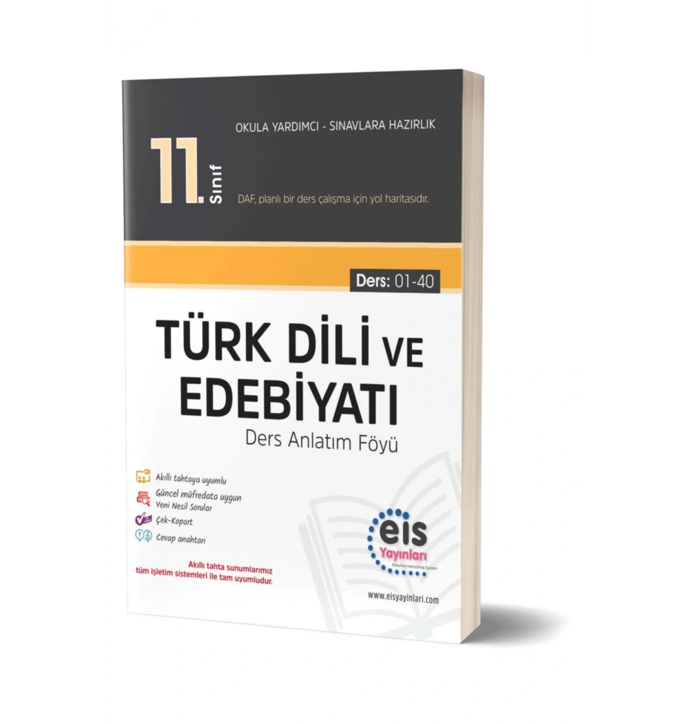 Eis 11.Sınıf Türk Dili Edebiyatı Ders Anlatım Föyü 01-40