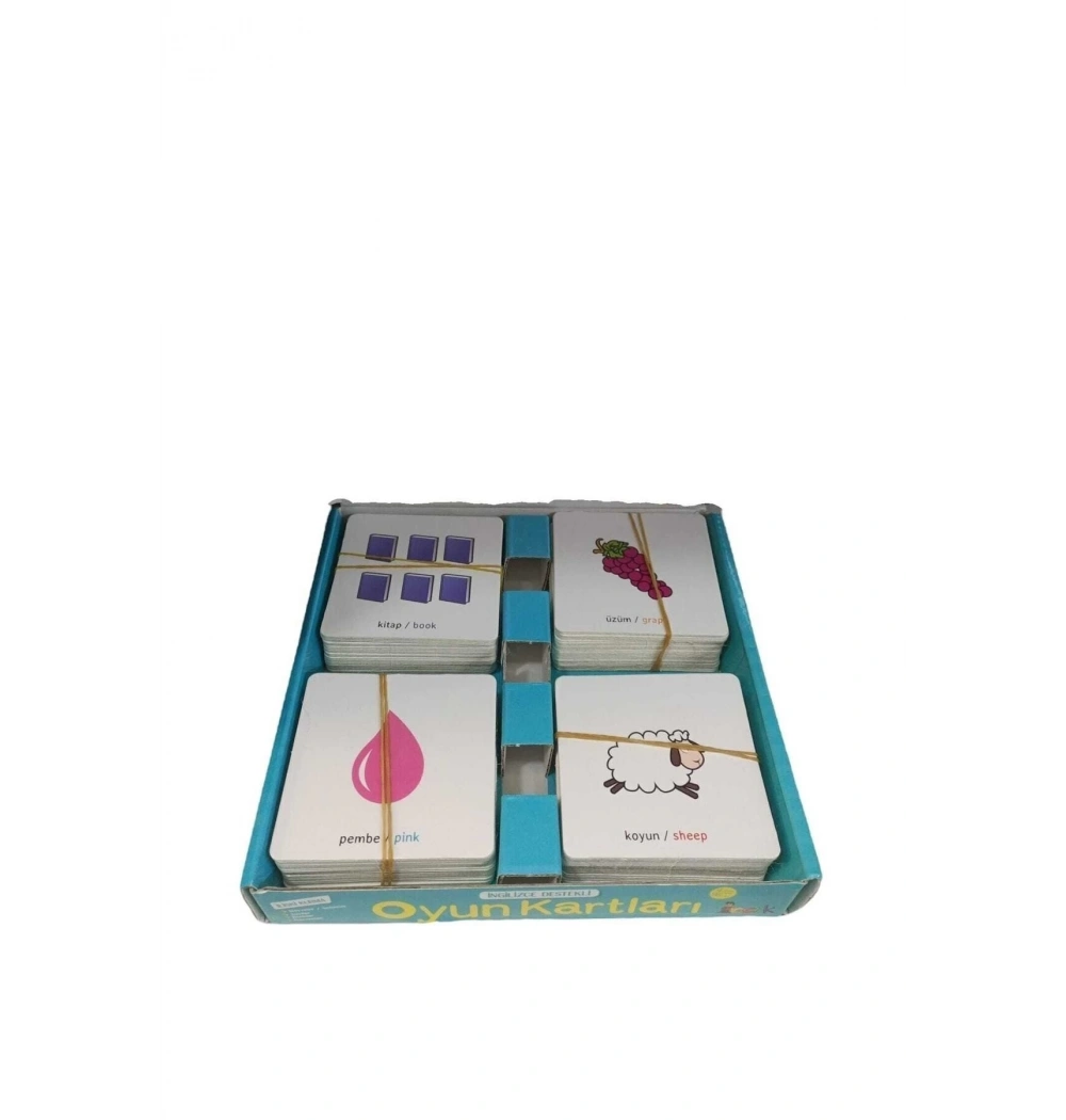 Okul Öncesi İngilizce Destekli Oyun Kartları Set İlişki Kurma